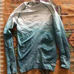 Gumshark longsleeve seamless full length ombré top